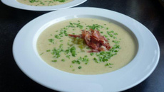 Sopa espumante (agridoce)