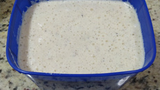 Sorvete negresco caseiro