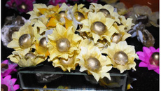 Bombom recheado com coco e canela