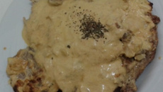 Filé ao molho de maracujá