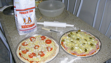 Massa de pizza profissional