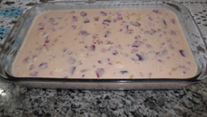 Gelatina com maria-mole da babi