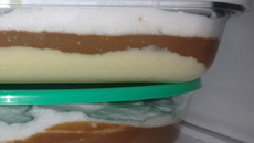 Pavê de três cremes