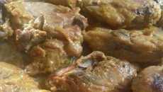 Frango assado com requeijão