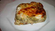 Lasanha de brócolis