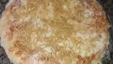 Batata recheada de micro-ondas