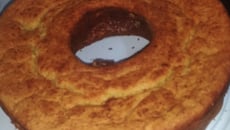 Bolo de aipim cozido tia Helena