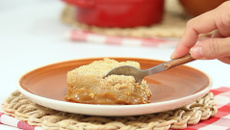 Torta de brigadeiro de paçoca