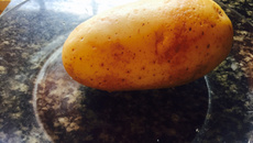 Batata cozida no micro-ondas