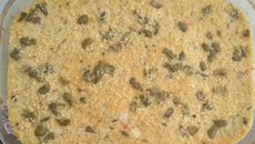 Risoto de frango e palmito