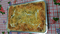 Lanche de forno delicioso