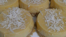 Mini pudim de paçoca