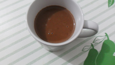 Chocolate quente saboroso