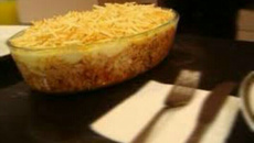 Frango com catupiry e batata palha