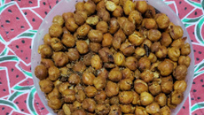 Snack de grão-de-bico