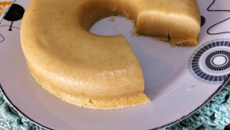 Pudim de pão da andrea