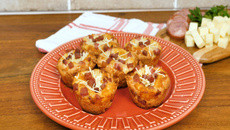 Cupcake salgado sabor pizza