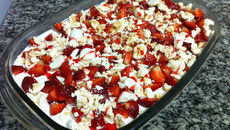 Merengue moreno de morango