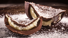 Ovo de páscoa trufado de beijinho