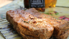 Picanha suina à Jack Daniels