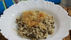 Arroz com Lentilha à moda Síria