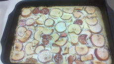 Torta beijinho de maçã