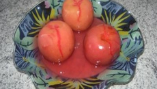 Maçãs em calda da tia Jane