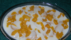 Torta de pêssego rápida