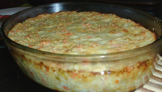 Souflé de legumes - receita da vovó Nicinha