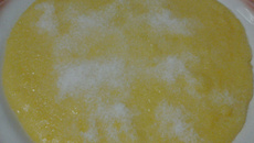 Papa doce de farinha de milho