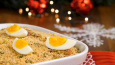 Farofa fácil de Natal