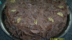 Bolo de chocolate trufado