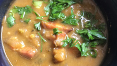 Caldo de brócolis com bacon lowcarb