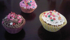 Cupcake de baunilha