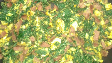 Farofa de taioba da vovó