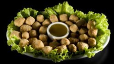 Provolone empanado aperitivo