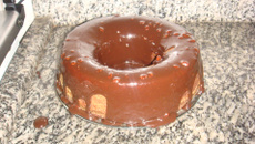 Bolo (suculento) de chocolate