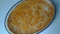 Filé de merluza ao molho rosé