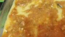 Polenta com Molho de Sardinha