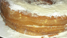 Bolo gelado de liquidificador