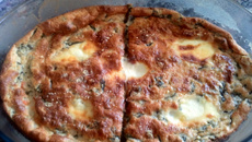 Souflé de espinafre com requeijão