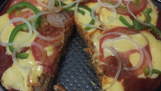 Massa de pizza de liquidificador sem glúten