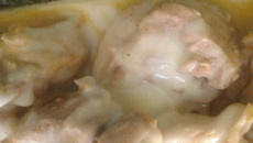 Frango cremoso com requeijão