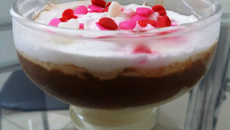 Sobremesa três camadas