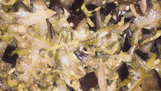 Antepasto de berinjela delícia sem pimentão