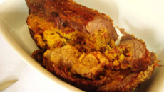 Maminha recheada ao forno