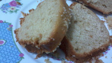 Bolo simples de maçã