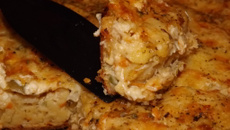 Torta estupenda de legumes, frango e queijo