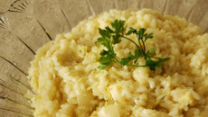 Risoto de limão siciliano