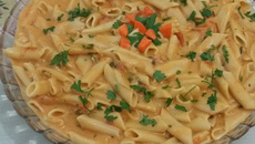 Macarrão de panela de pressão cremoso